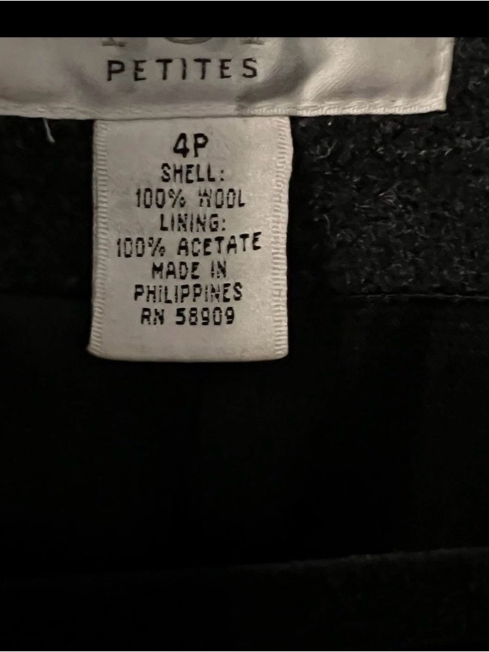Long Wool Double-Breasted Women's Coat in Dark Gray - Picture 11 of 11